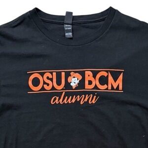 Oklahoma State University OSU BCM Alumni Black Graphic T Shirt Size L